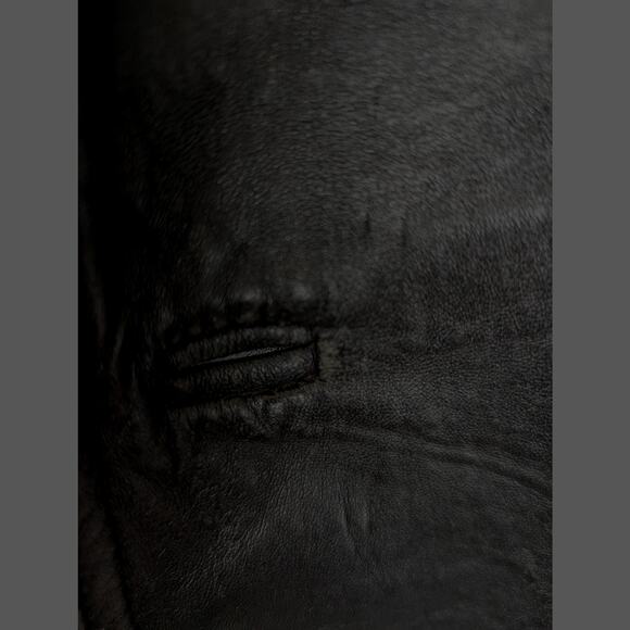 Vintage 60's leather Mens Blazer jacket size Ireland classic - Picture 6 of 9